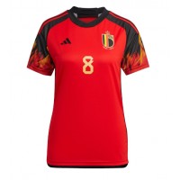Fotbalové Dres Belgie Youri Tielemans #8 Dámské Domácí MS 2022 Krátký Rukáv